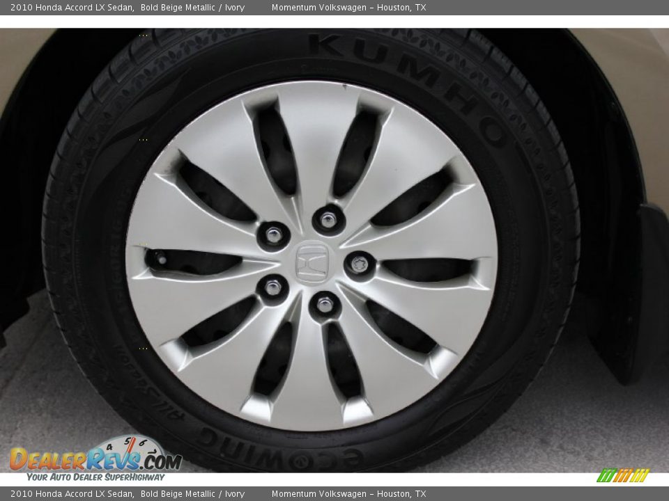 2010 Honda Accord LX Sedan Bold Beige Metallic / Ivory Photo #4