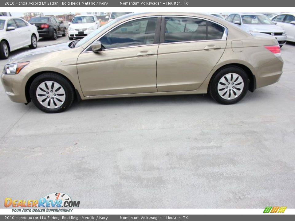 2010 Honda Accord LX Sedan Bold Beige Metallic / Ivory Photo #6