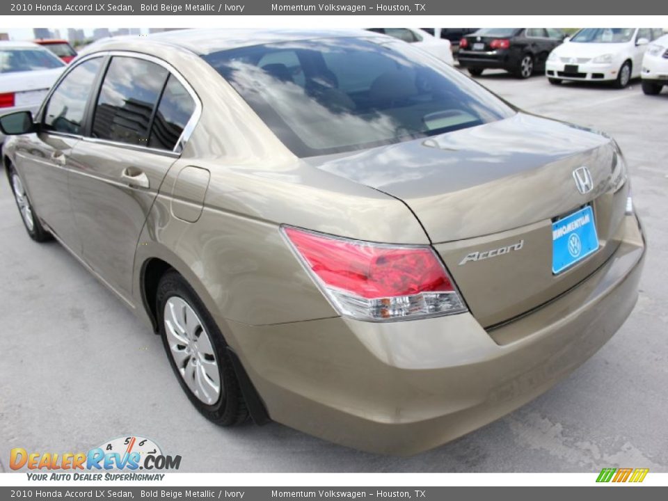 2010 Honda Accord LX Sedan Bold Beige Metallic / Ivory Photo #7