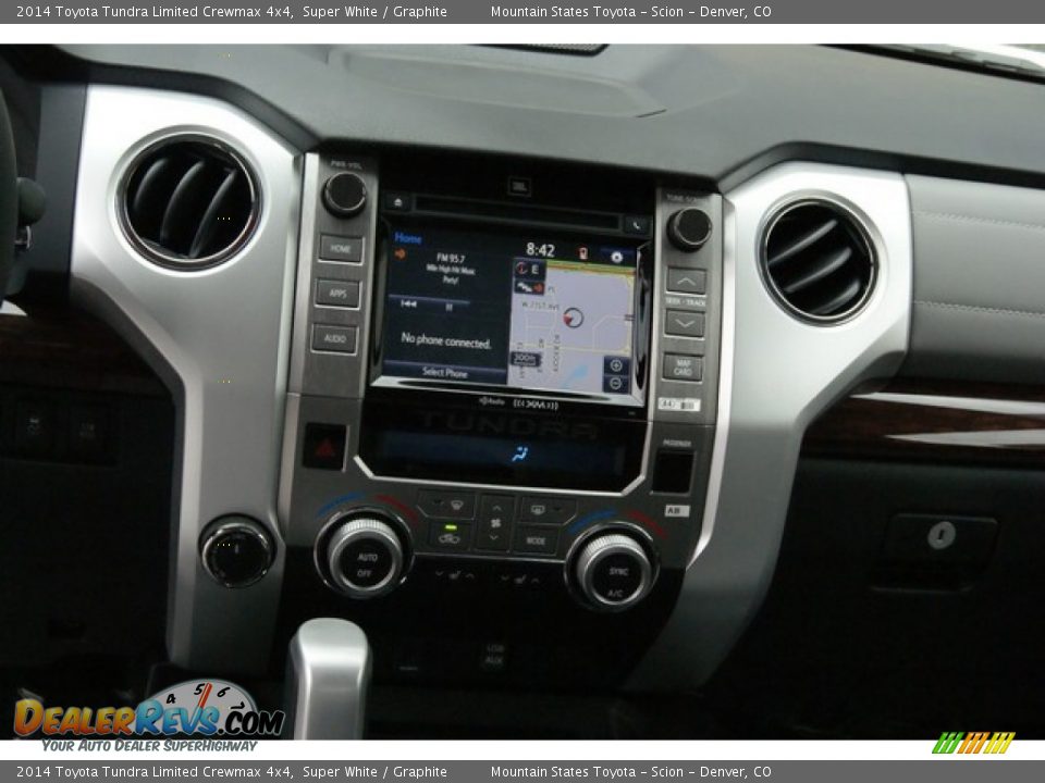 2014 Toyota Tundra Limited Crewmax 4x4 Super White / Graphite Photo #6