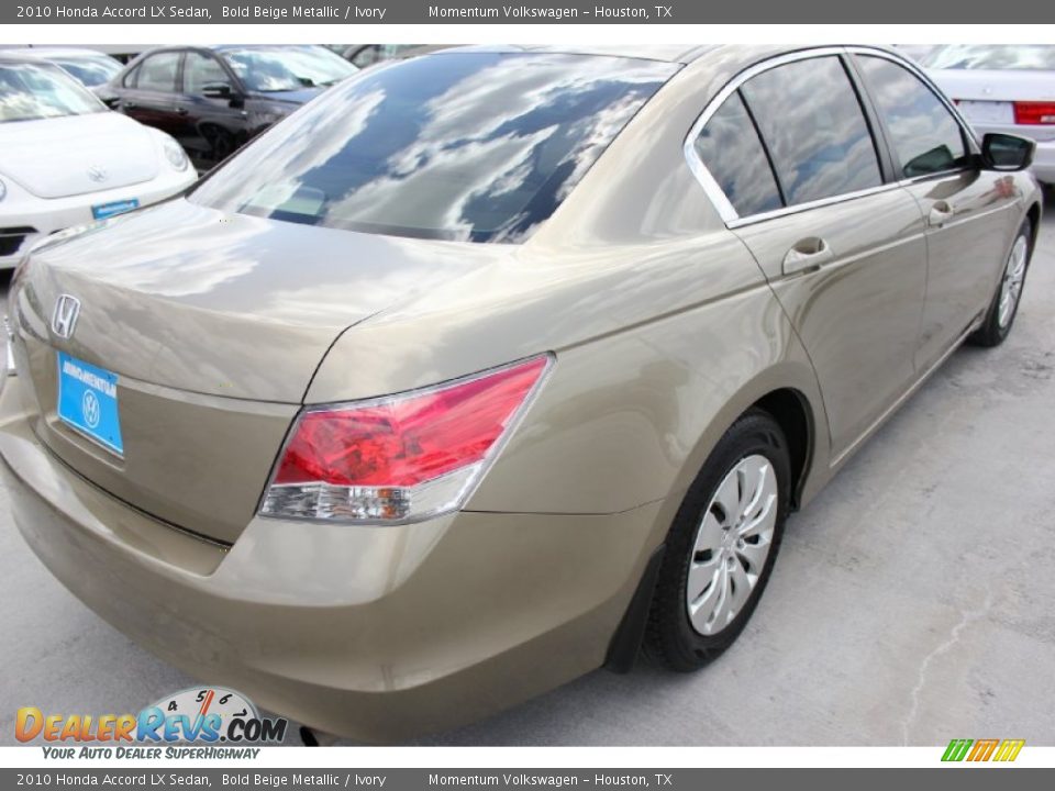 2010 Honda Accord LX Sedan Bold Beige Metallic / Ivory Photo #9