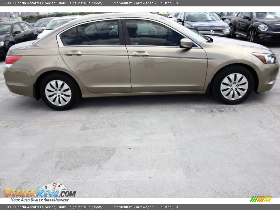 2010 Honda Accord LX Sedan Bold Beige Metallic / Ivory Photo #12