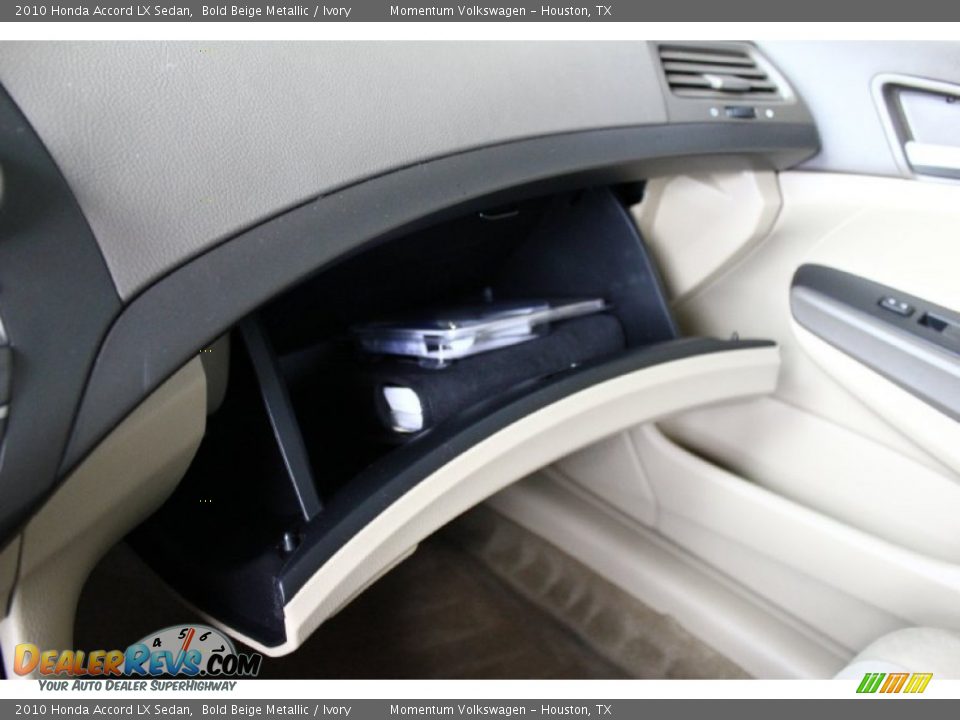2010 Honda Accord LX Sedan Bold Beige Metallic / Ivory Photo #19
