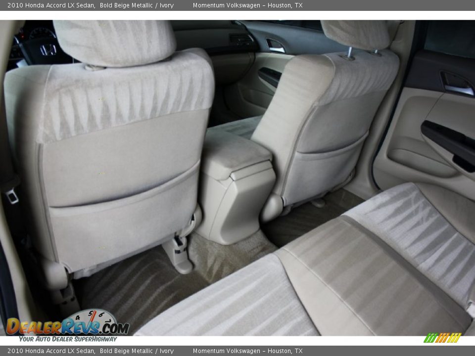 2010 Honda Accord LX Sedan Bold Beige Metallic / Ivory Photo #24