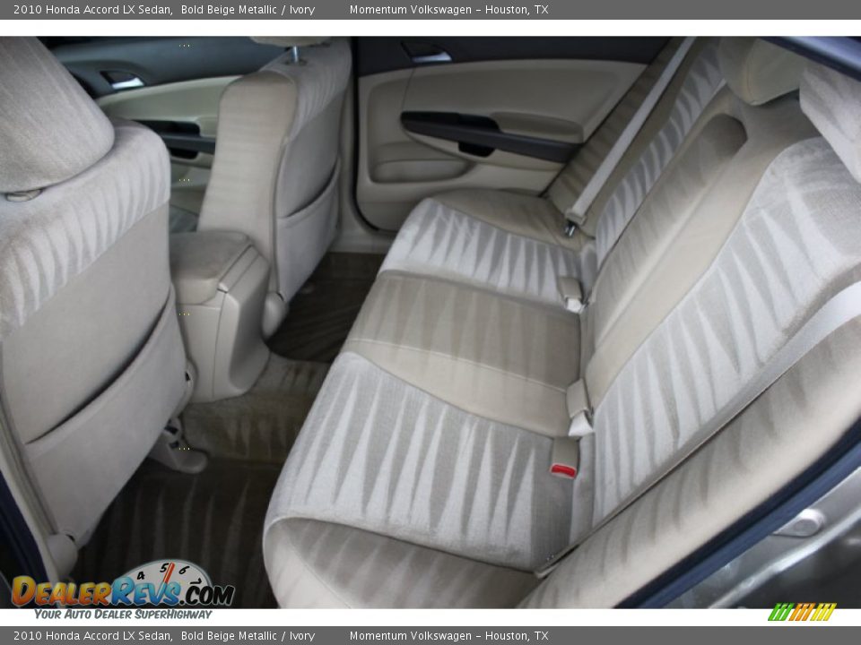 2010 Honda Accord LX Sedan Bold Beige Metallic / Ivory Photo #25