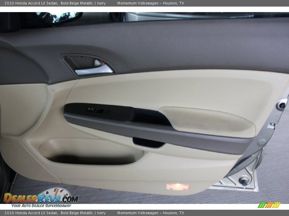 2010 Honda Accord LX Sedan Bold Beige Metallic / Ivory Photo #32