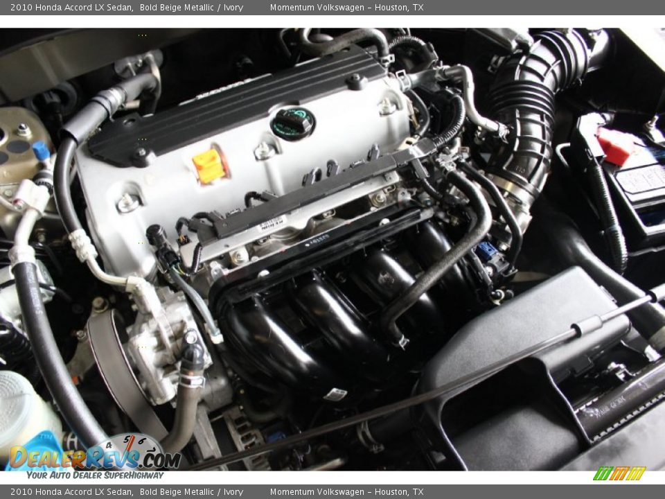 2010 Honda Accord LX Sedan Bold Beige Metallic / Ivory Photo #35