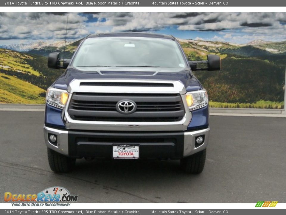2014 Toyota Tundra SR5 TRD Crewmax 4x4 Blue Ribbon Metallic / Graphite Photo #2