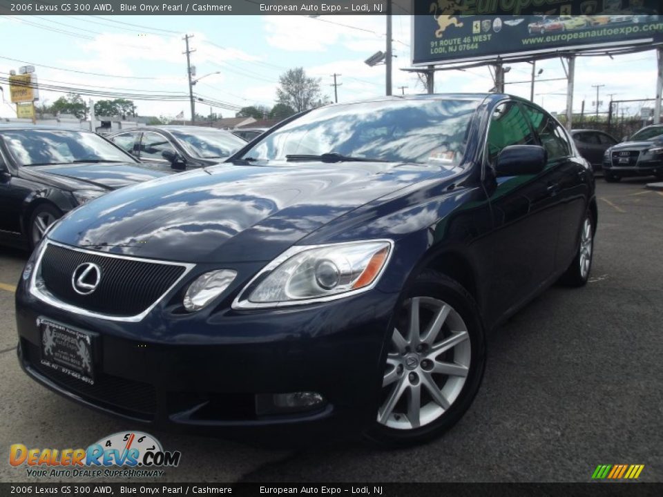2006 Lexus GS 300 AWD Blue Onyx Pearl / Cashmere Photo #1