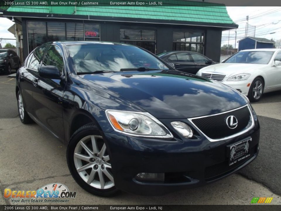2006 Lexus GS 300 AWD Blue Onyx Pearl / Cashmere Photo #2