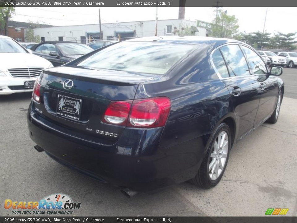 2006 Lexus GS 300 AWD Blue Onyx Pearl / Cashmere Photo #3