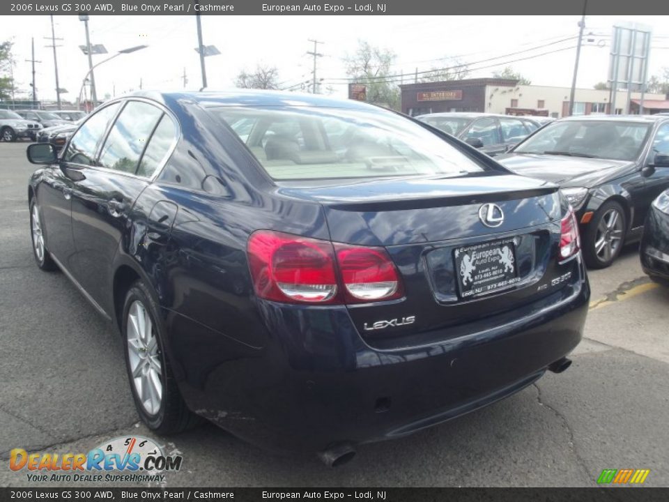 2006 Lexus GS 300 AWD Blue Onyx Pearl / Cashmere Photo #4