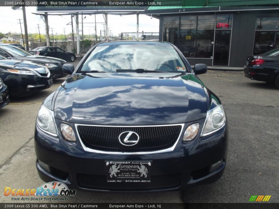 2006 Lexus GS 300 AWD Blue Onyx Pearl / Cashmere Photo #6