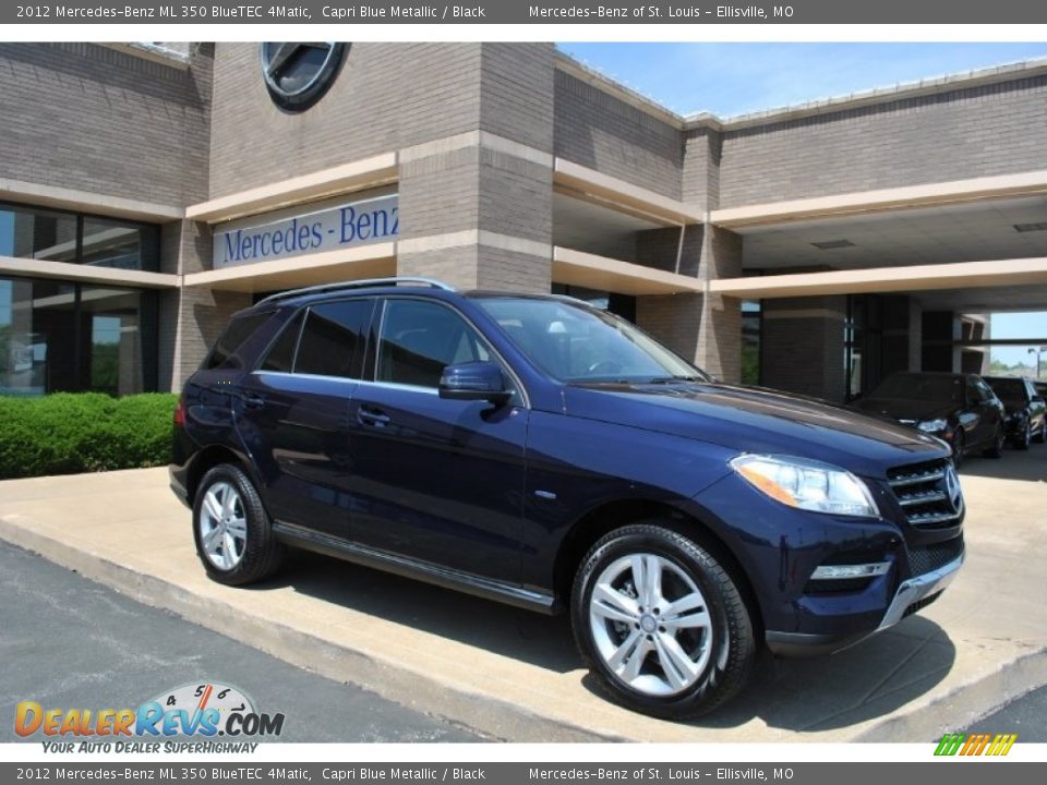 2012 Mercedes-Benz ML 350 BlueTEC 4Matic Capri Blue Metallic / Black Photo #1