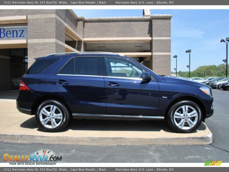 2012 Mercedes-Benz ML 350 BlueTEC 4Matic Capri Blue Metallic / Black Photo #3