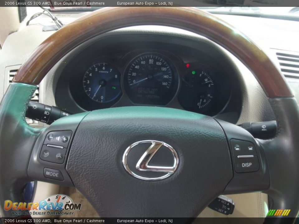 2006 Lexus GS 300 AWD Blue Onyx Pearl / Cashmere Photo #13