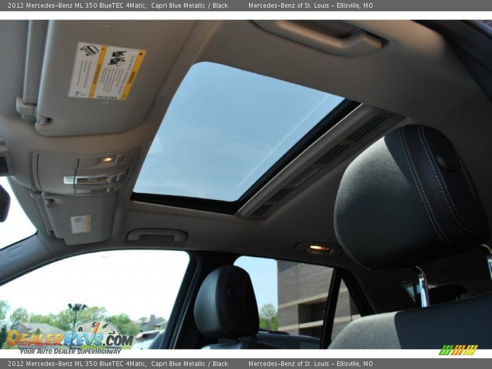 2012 Mercedes-Benz ML 350 BlueTEC 4Matic Capri Blue Metallic / Black Photo #5