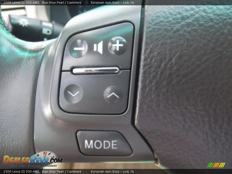 2006 Lexus GS 300 AWD Blue Onyx Pearl / Cashmere Photo #15