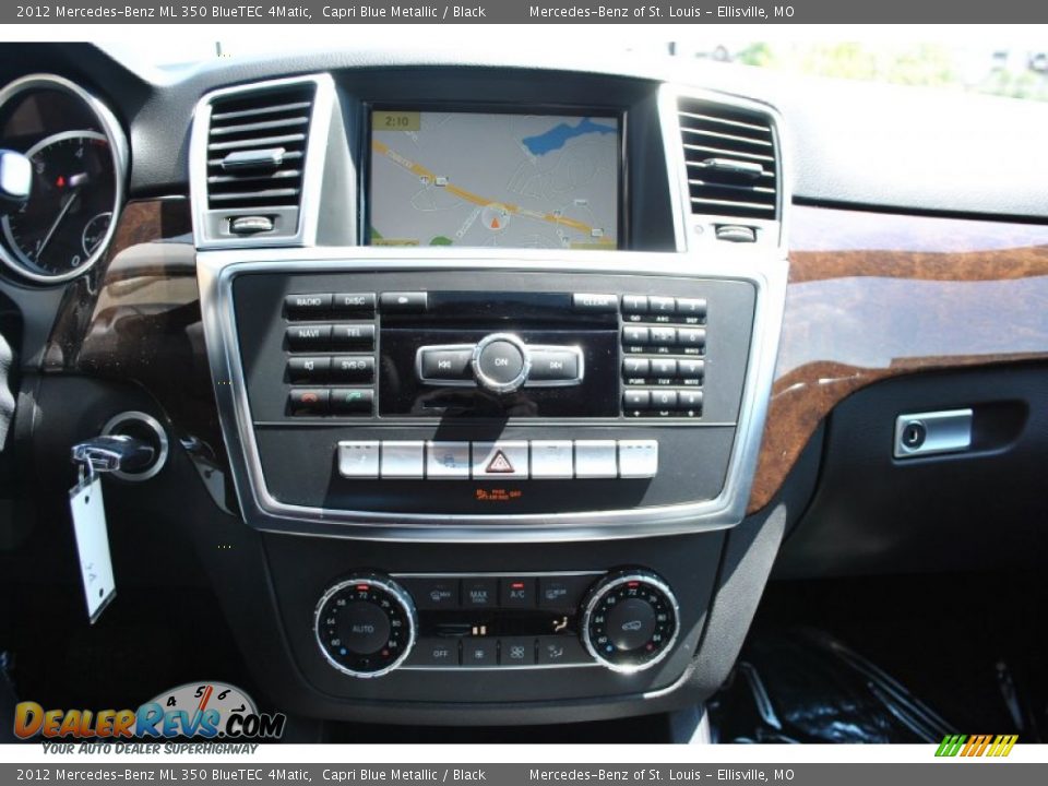 2012 Mercedes-Benz ML 350 BlueTEC 4Matic Capri Blue Metallic / Black Photo #7