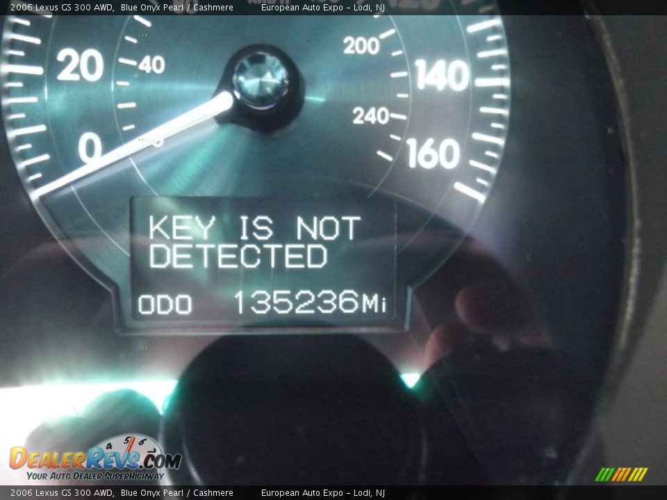 2006 Lexus GS 300 AWD Blue Onyx Pearl / Cashmere Photo #17