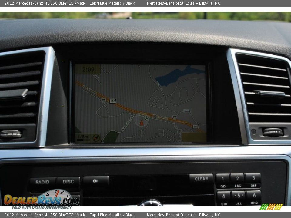 2012 Mercedes-Benz ML 350 BlueTEC 4Matic Capri Blue Metallic / Black Photo #8