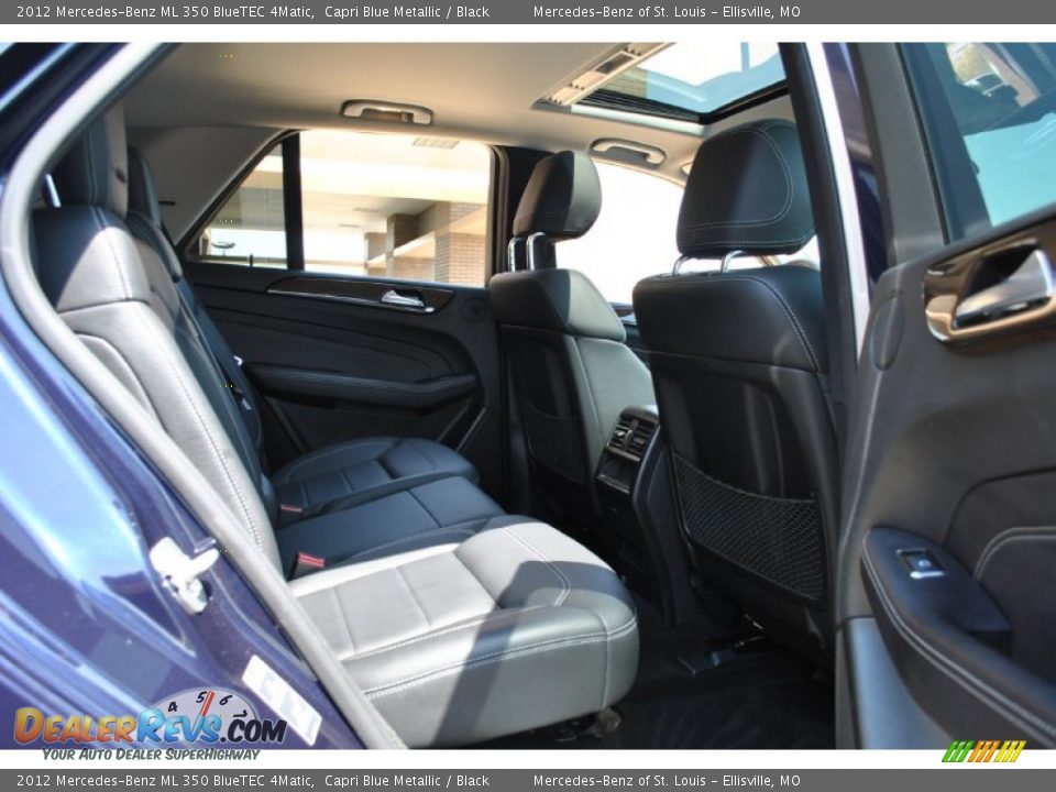 2012 Mercedes-Benz ML 350 BlueTEC 4Matic Capri Blue Metallic / Black Photo #9