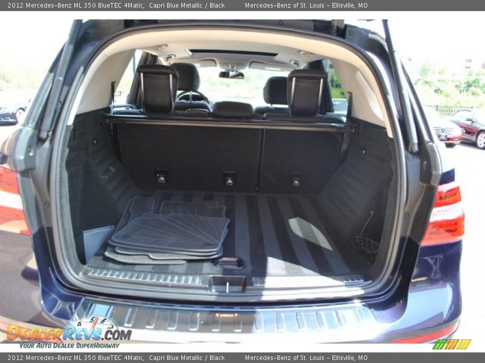 2012 Mercedes-Benz ML 350 BlueTEC 4Matic Capri Blue Metallic / Black Photo #10