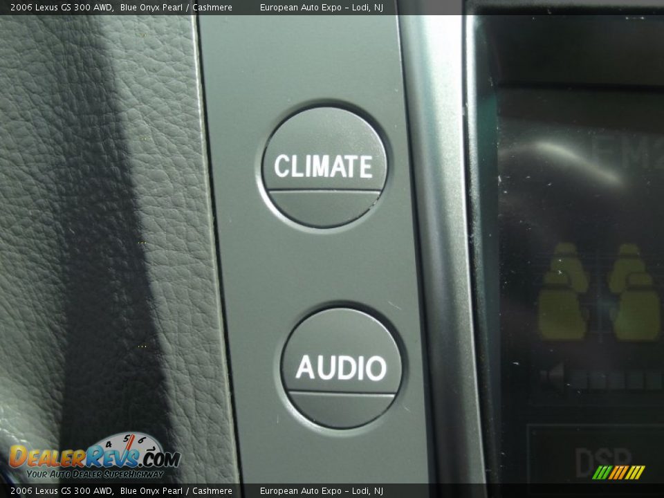 2006 Lexus GS 300 AWD Blue Onyx Pearl / Cashmere Photo #20