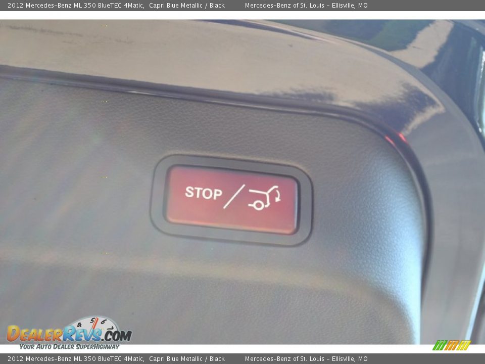 2012 Mercedes-Benz ML 350 BlueTEC 4Matic Capri Blue Metallic / Black Photo #11