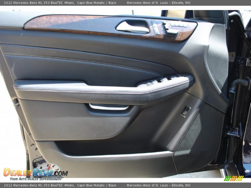 2012 Mercedes-Benz ML 350 BlueTEC 4Matic Capri Blue Metallic / Black Photo #16