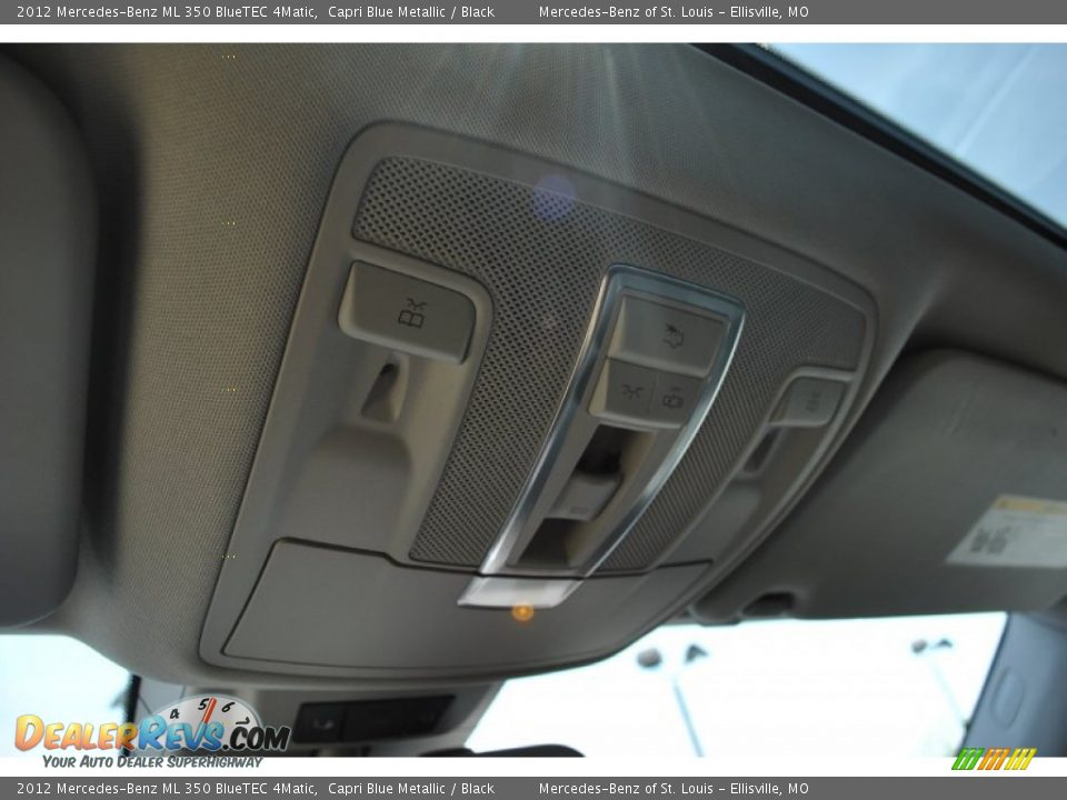 2012 Mercedes-Benz ML 350 BlueTEC 4Matic Capri Blue Metallic / Black Photo #17