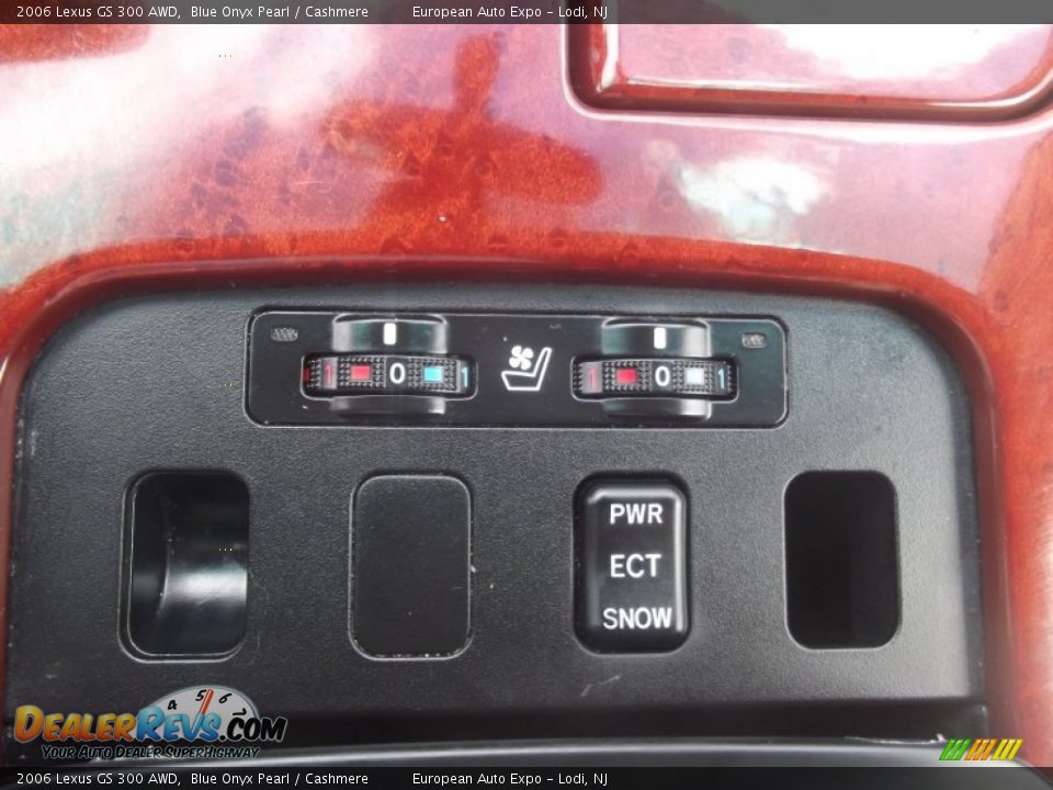 2006 Lexus GS 300 AWD Blue Onyx Pearl / Cashmere Photo #26