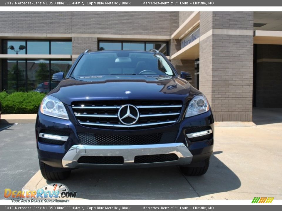 2012 Mercedes-Benz ML 350 BlueTEC 4Matic Capri Blue Metallic / Black Photo #22