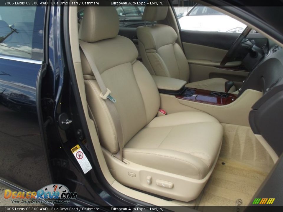 2006 Lexus GS 300 AWD Blue Onyx Pearl / Cashmere Photo #31