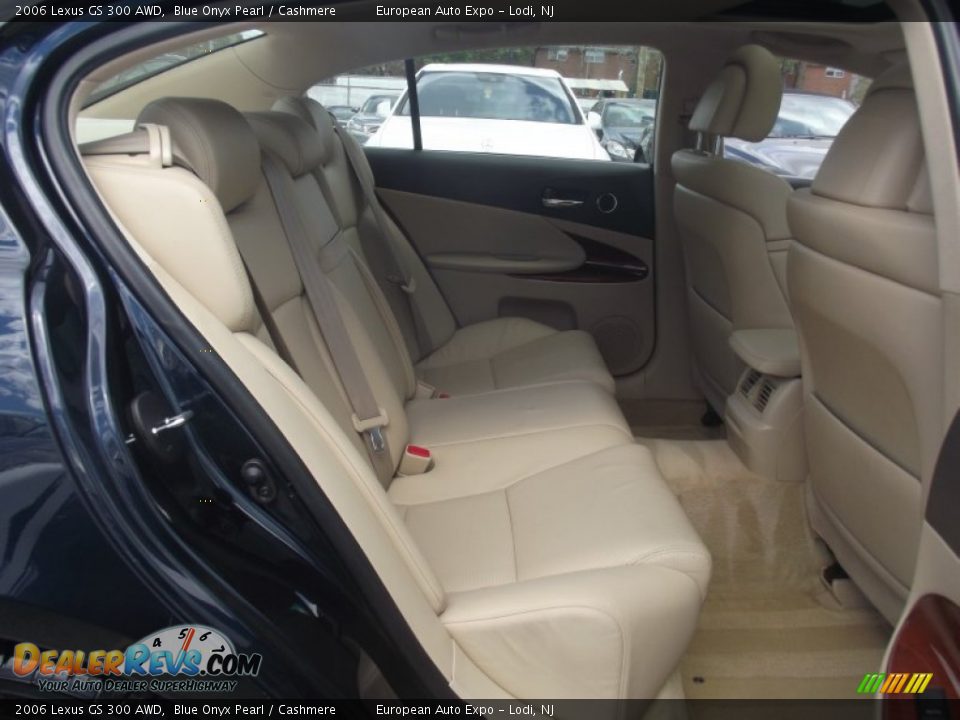 2006 Lexus GS 300 AWD Blue Onyx Pearl / Cashmere Photo #36