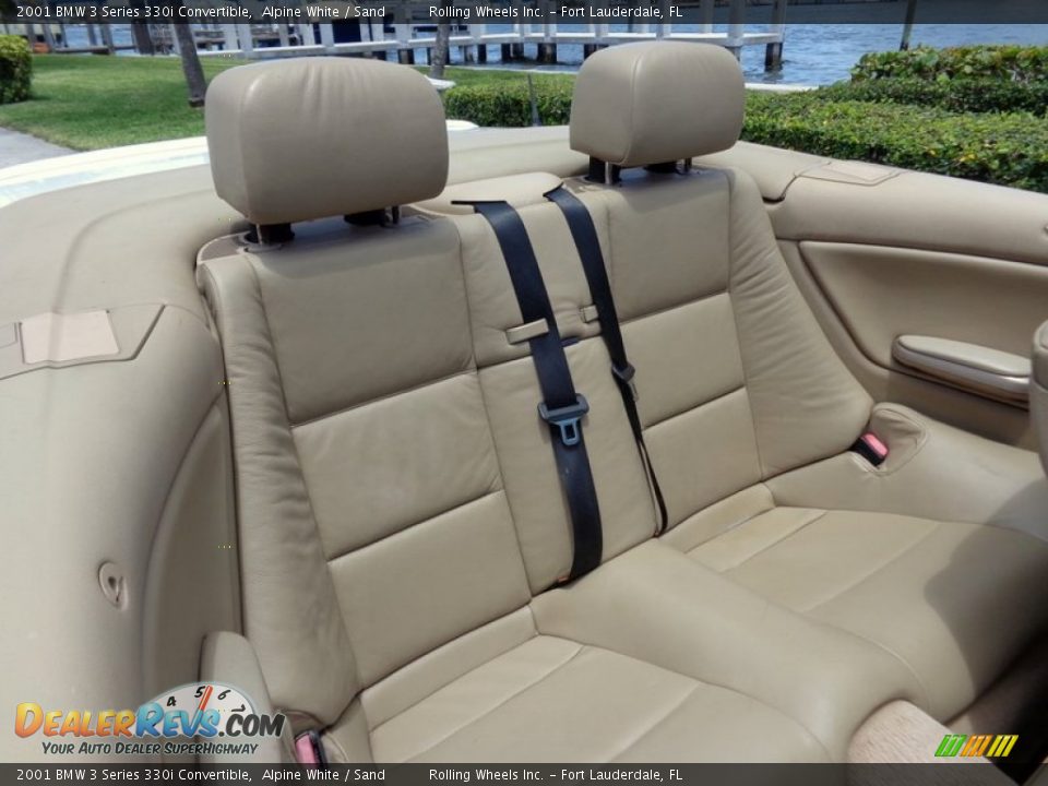 Rear Seat of 2001 BMW 3 Series 330i Convertible Photo #4