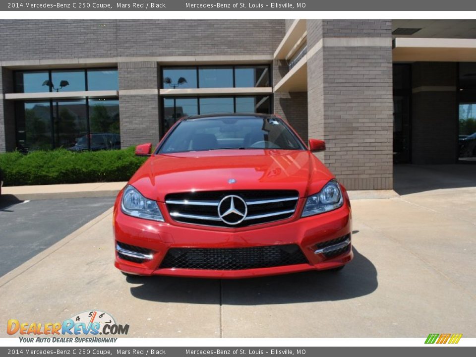 2014 Mercedes-Benz C 250 Coupe Mars Red / Black Photo #5