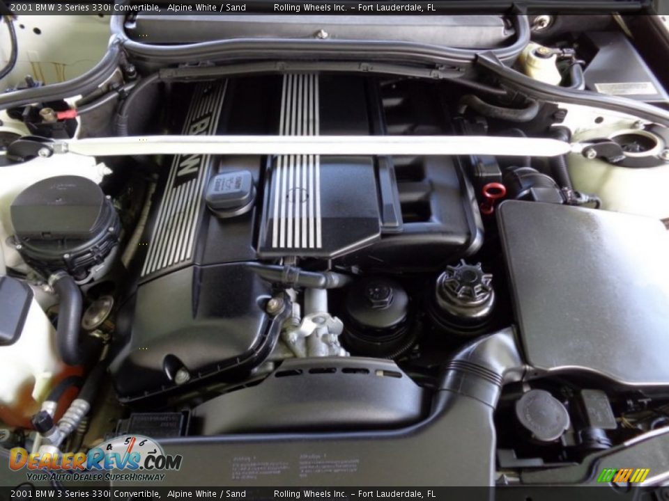 2001 BMW 3 Series 330i Convertible 3.0L DOHC 24V Inline 6 Cylinder Engine Photo #27