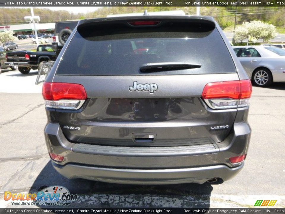 2014 Jeep Grand Cherokee Laredo 4x4 Granite Crystal Metallic / New Zealand Black/Light Frost Photo #4