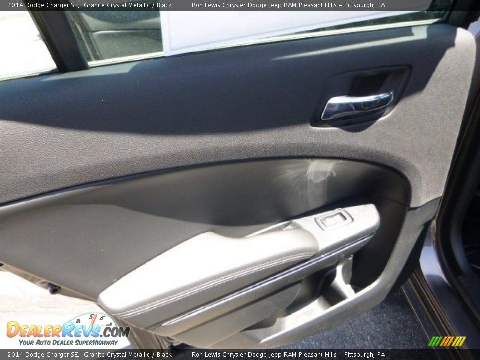2014 Dodge Charger SE Granite Crystal Metallic / Black Photo #17