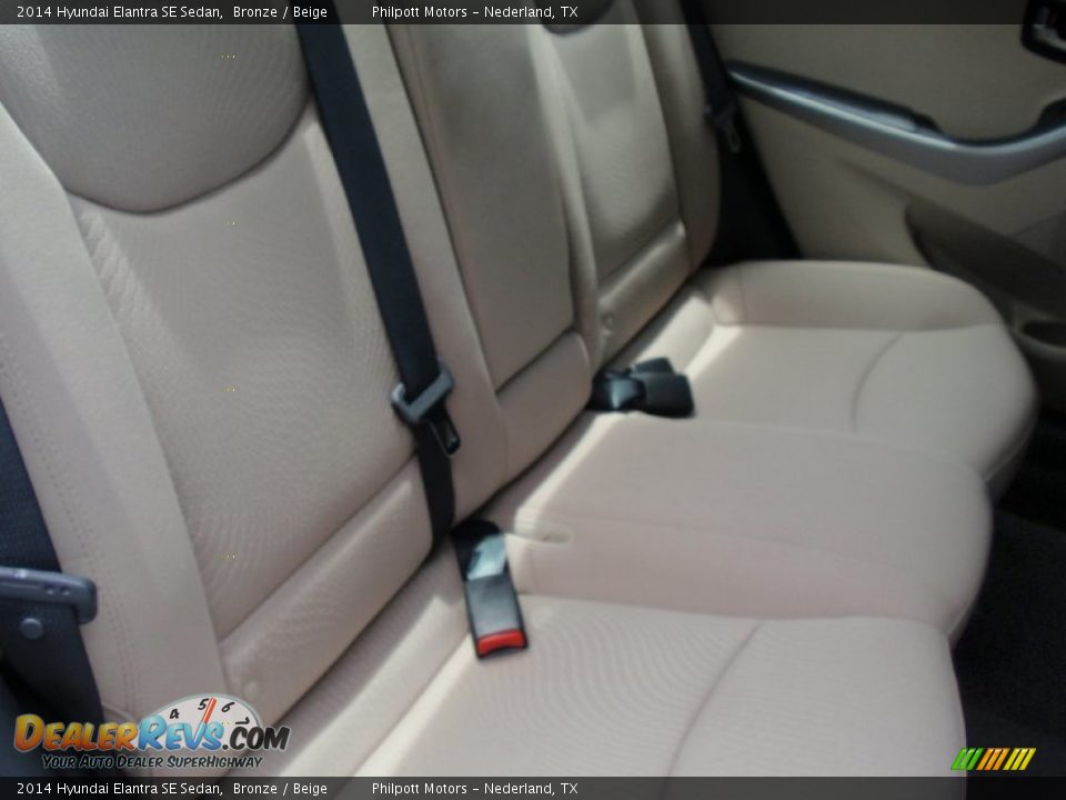2014 Hyundai Elantra SE Sedan Bronze / Beige Photo #19