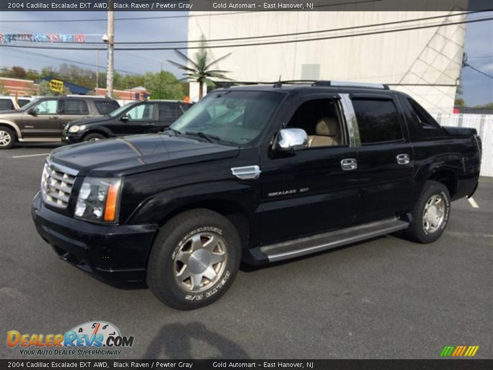 2004 Cadillac Escalade EXT AWD Black Raven / Pewter Gray Photo #1