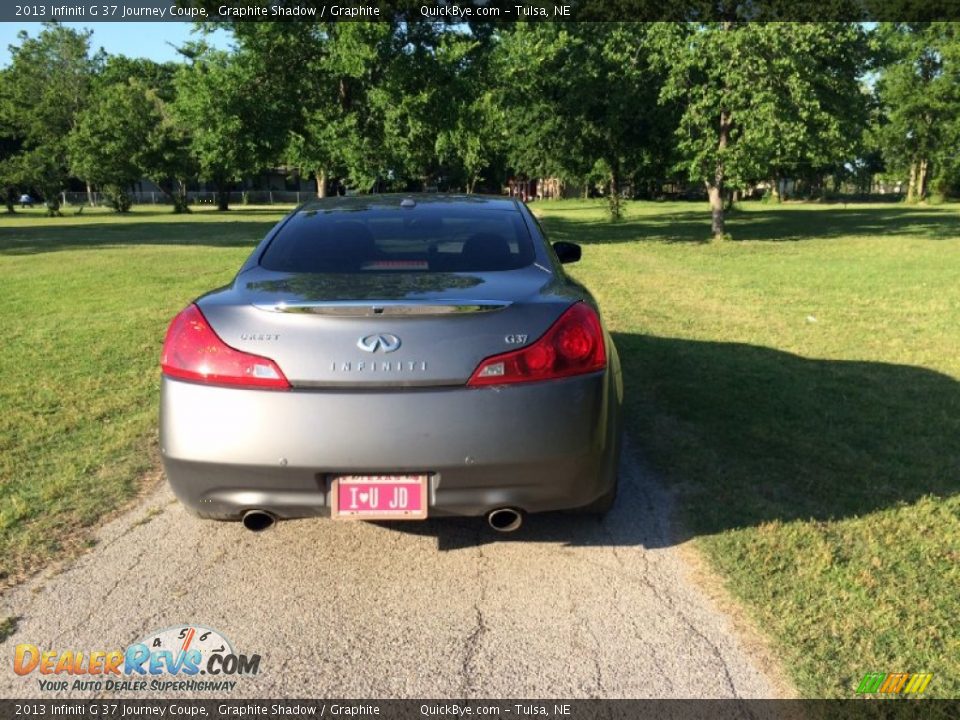 2013 Infiniti G 37 Journey Coupe Graphite Shadow / Graphite Photo #6