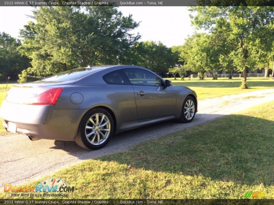 2013 Infiniti G 37 Journey Coupe Graphite Shadow / Graphite Photo #7