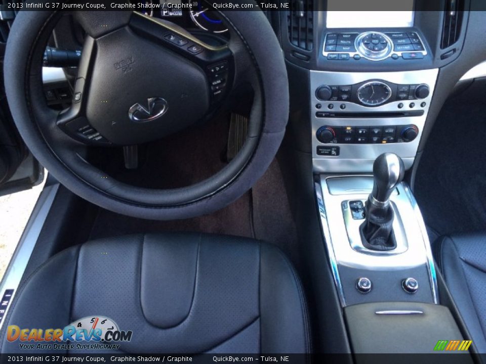 2013 Infiniti G 37 Journey Coupe Graphite Shadow / Graphite Photo #12