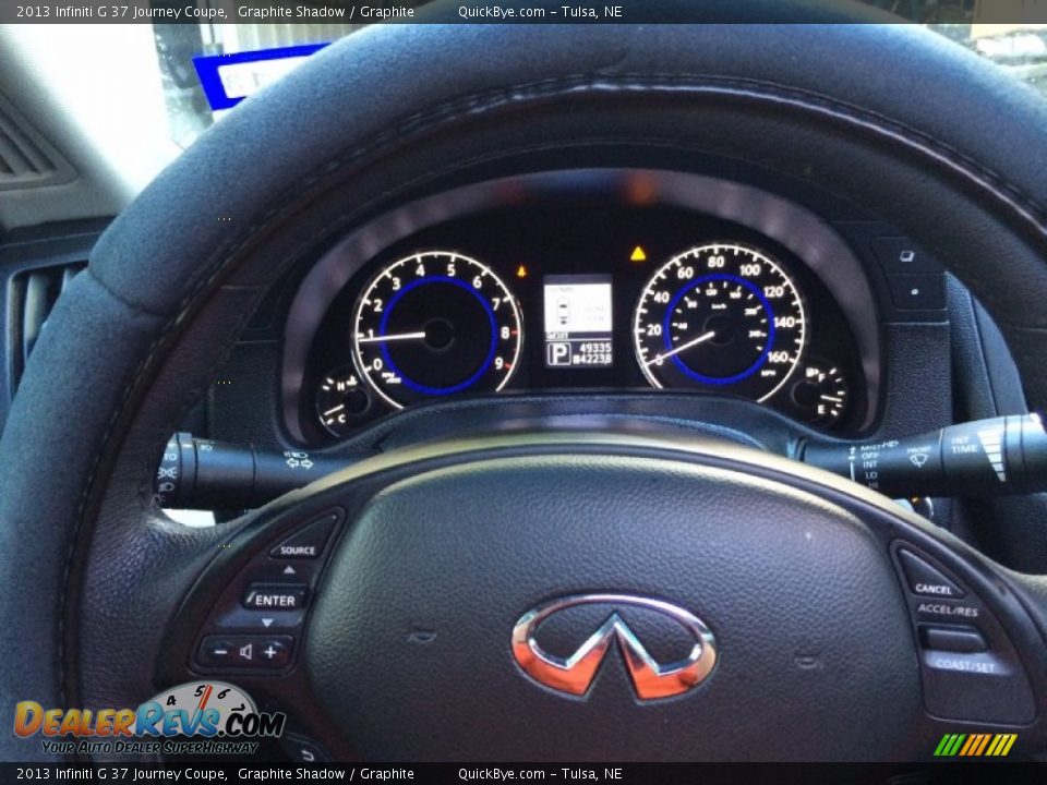2013 Infiniti G 37 Journey Coupe Graphite Shadow / Graphite Photo #13