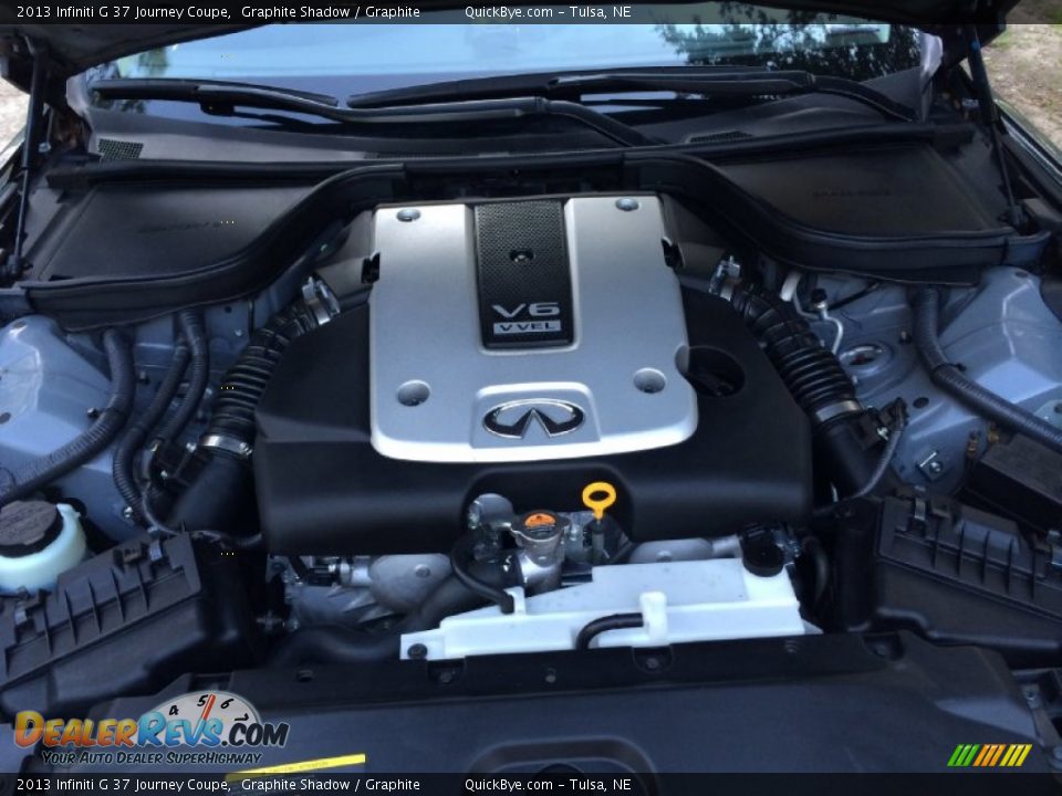 2013 Infiniti G 37 Journey Coupe Graphite Shadow / Graphite Photo #18