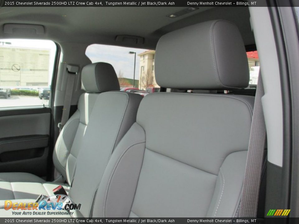 2015 Chevrolet Silverado 2500HD LTZ Crew Cab 4x4 Tungsten Metallic / Jet Black/Dark Ash Photo #11
