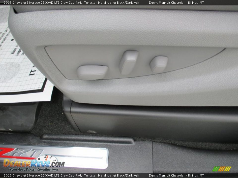 2015 Chevrolet Silverado 2500HD LTZ Crew Cab 4x4 Tungsten Metallic / Jet Black/Dark Ash Photo #13