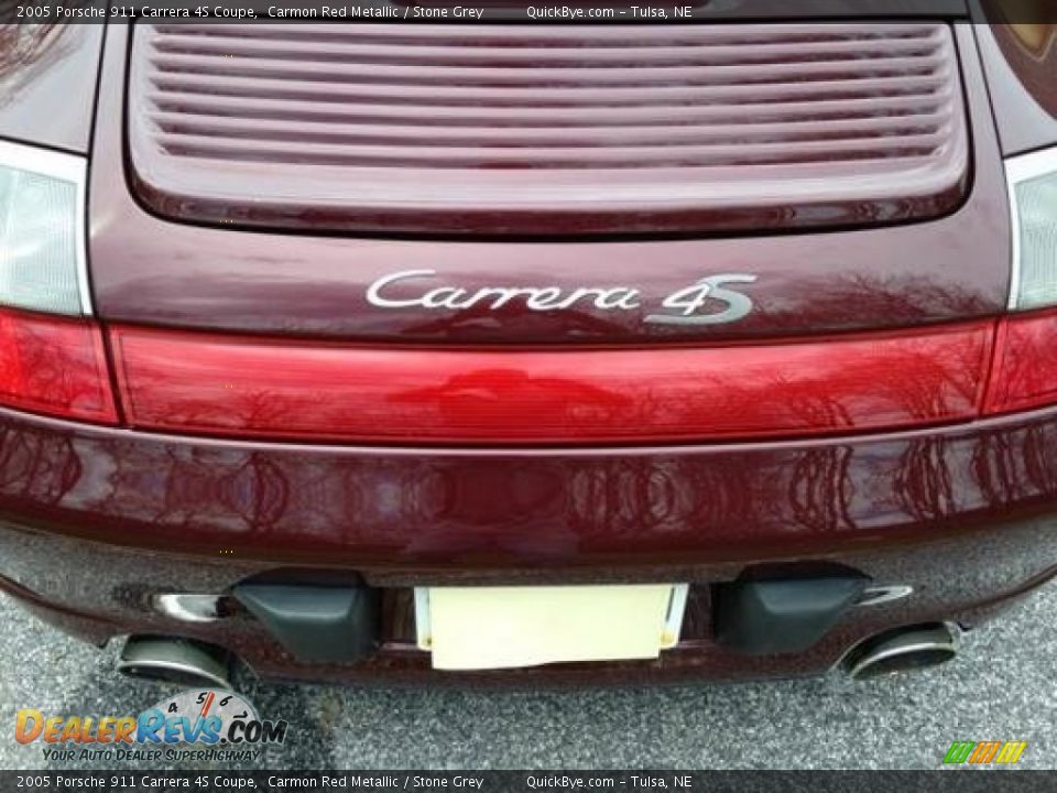 2005 Porsche 911 Carrera 4S Coupe Carmon Red Metallic / Stone Grey Photo #19